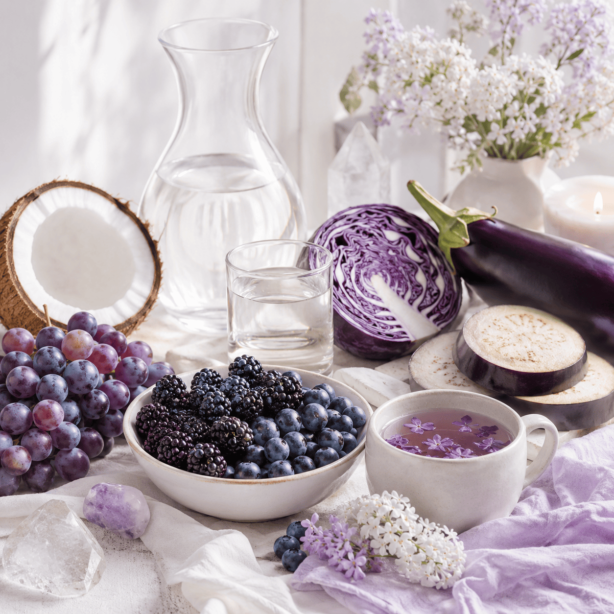 Foods That Support the Crown Chakra