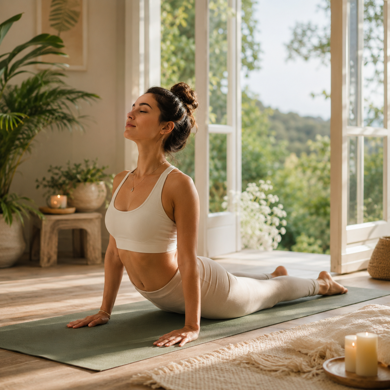Cobra Pose Openness and Courage