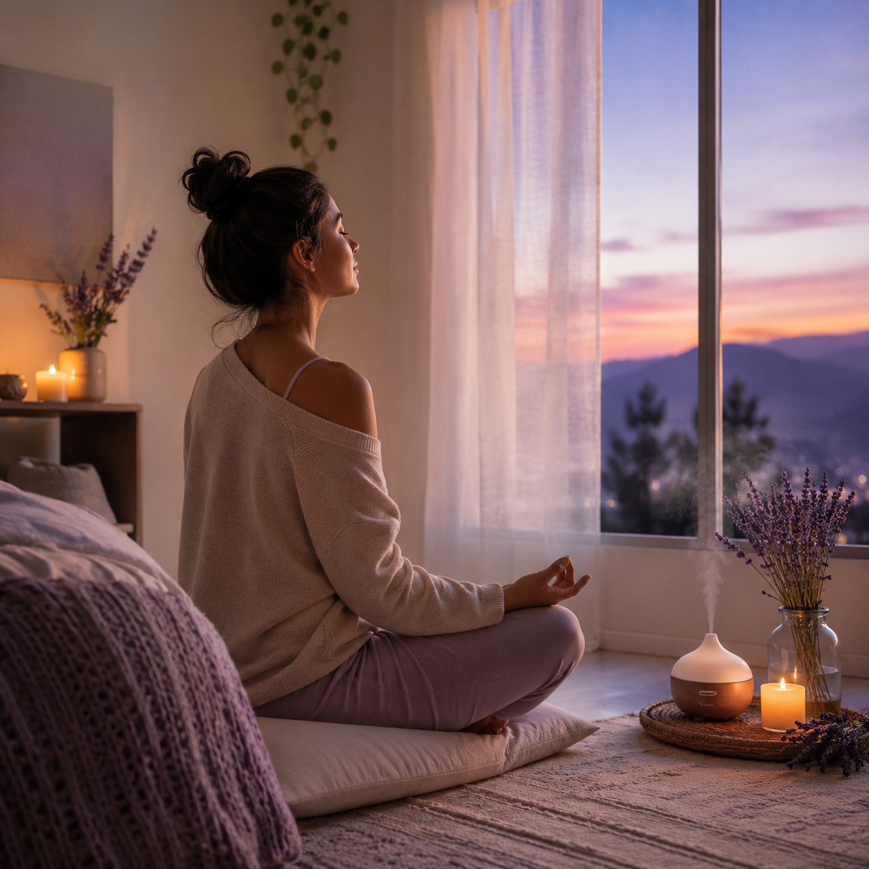 Lavender Relaxation and Inner Peace