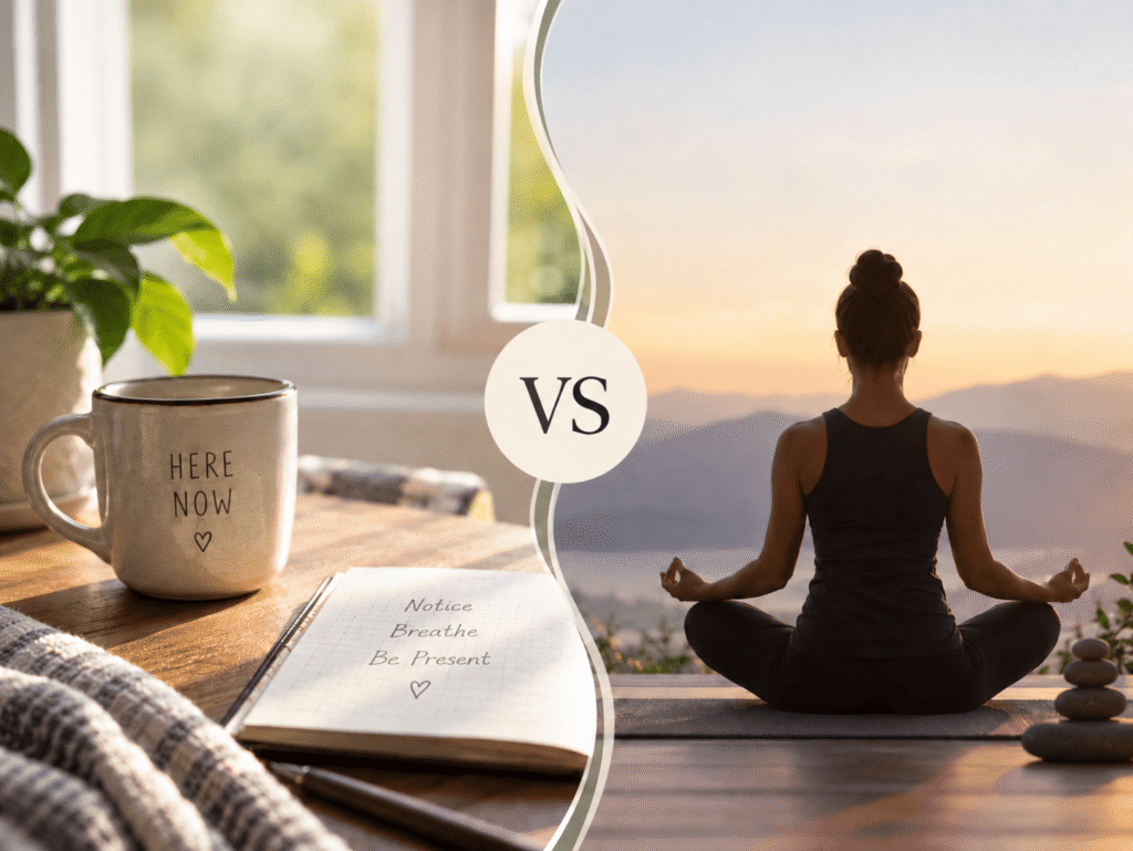Mindfulness VS Meditation